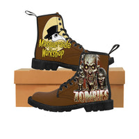 
              Zombie Stompers Brown Men's Canvas Boots
            