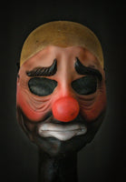 
              Original VERY RARE 1985 Hobo/Clown (Emmett Kelly style) Imagineering Inc. vinyl mask
            