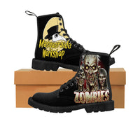 
              Zombie Stompers Black Men's Canvas Boots
            