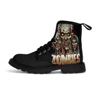 
              Zombie Stompers Black Men's Canvas Boots
            