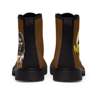 
              Zombie Stompers Brown Men's Canvas Boots
            