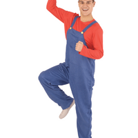 RED PLUMBER COSTUME - Small