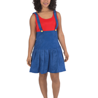 MS.RED PLUMBER COSTUME - Large