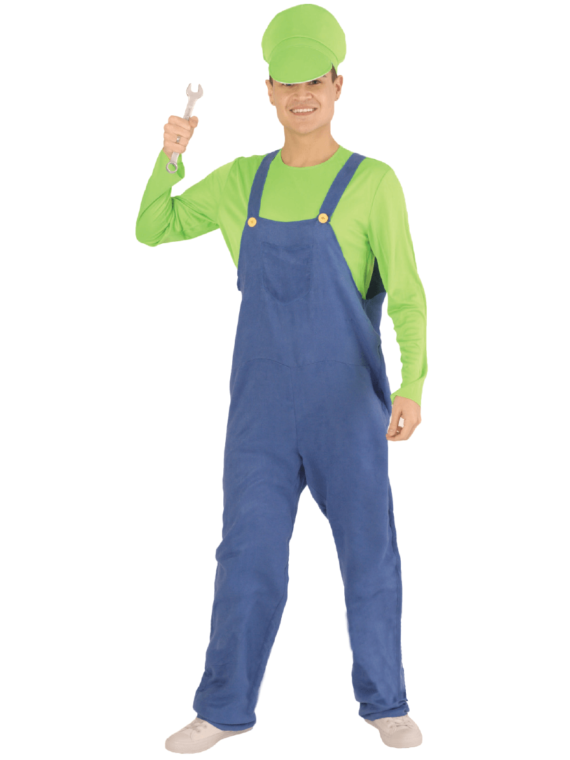 GREEN PLUMBER COSTUME - Medium