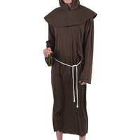 Monk Brunette Costume - Medium