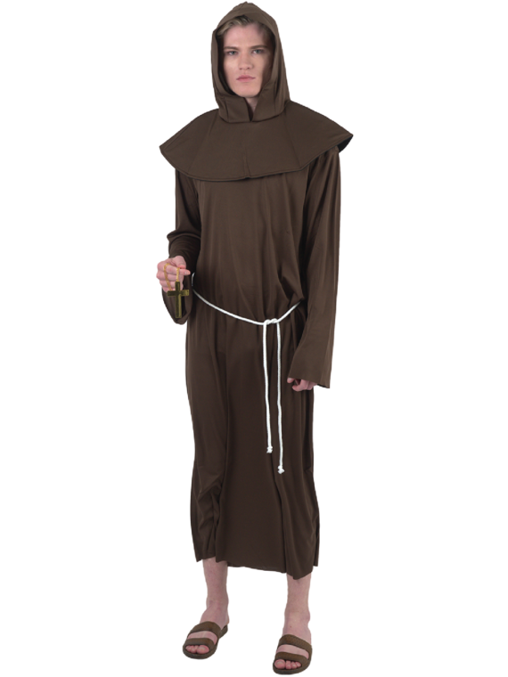 Monk Brunette Costume - Medium