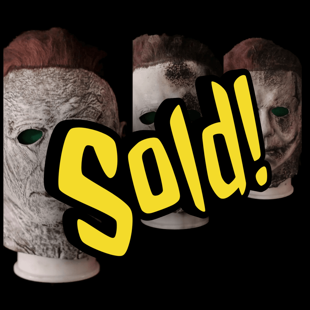 Assorted set of 3 USED/LIKE NEW - Halloween Michael Myers masks