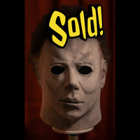 
              Halloween 1978 Michael Myers mask with custom paint and hair
            