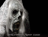 
              Weeping Wraith (La Llorona) - Half Mask - White Varient
            