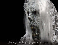 
              Weeping Wraith (La Llorona) - Half Mask - White Varient
            