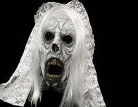 
              Weeping Wraith (La Llorona) - Half Mask - White Varient
            