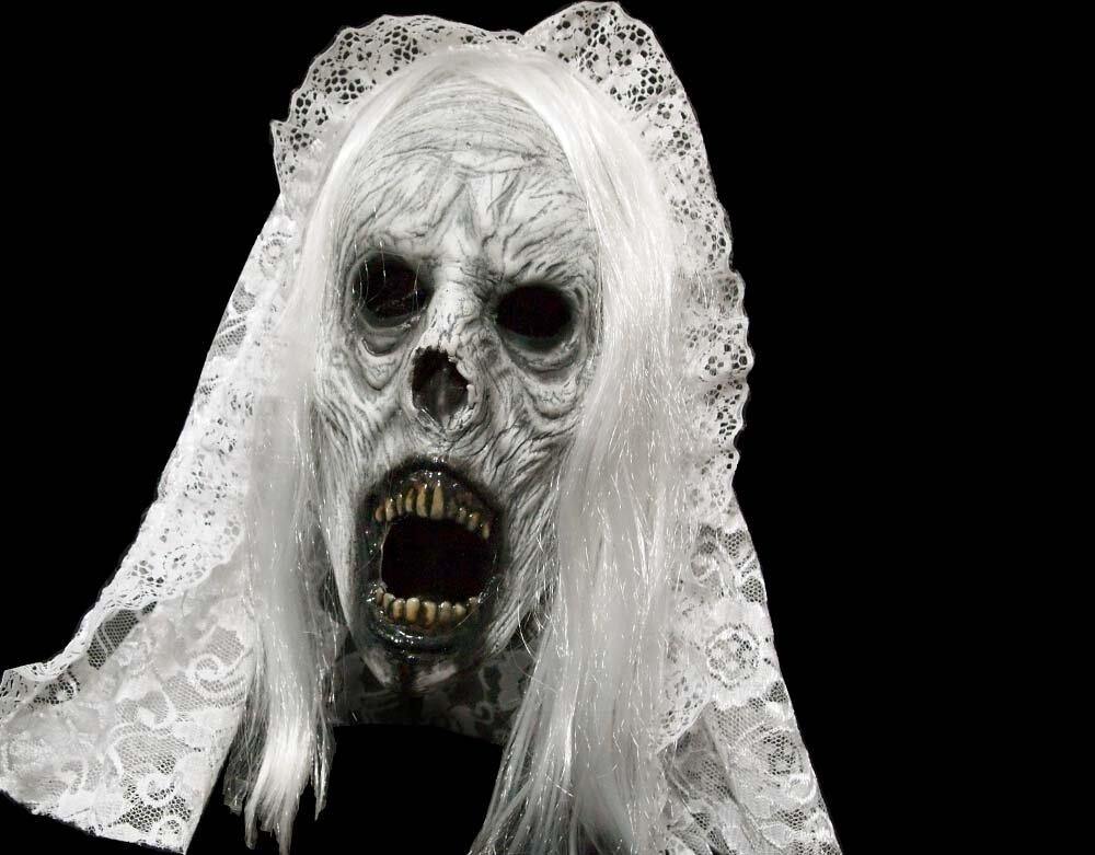 Weeping Wraith (La Llorona) - Half Mask - White Varient