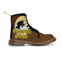 
              Zombie Stompers Brown Men's Canvas Boots
            