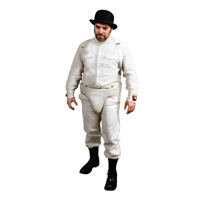 A CLOCKWORK ORANGE DROOGS COSTUME