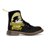 Zombie Stompers Black Men's Canvas Boots